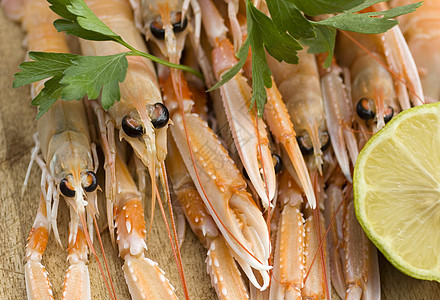 斯坎皮餐厅小龙虾用餐烹饪盘子奢华牡蛎龙虾渔夫美食图片