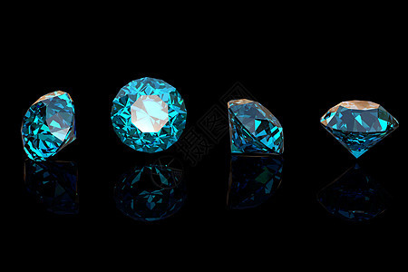 圆形蓝顶水晶未婚妻珠宝宝石奢华钻石百万富翁蓝色图片
