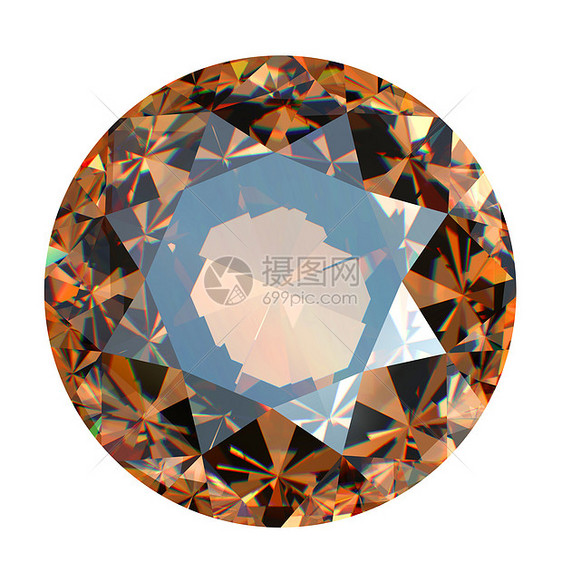 圆石钻石宝石石头珠宝圆形水晶火花新娘皇家橙子图片