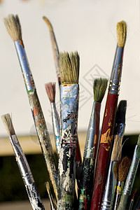 油漆笔刷歌剧工作坊支架画架兔子蛋彩画褶皱风格刷子研究所图片