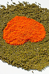 扁豆和豆类之心饮食养分食物营养橙子豆子食谱美食饥饿烹饪图片