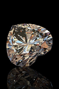 精美的心脏形状 白兰地钻石石头宝石圆形未婚妻水晶珠宝皇家奢华火花版税图片
