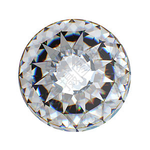孤立的圆环精采切割钻石视角石头版税水晶百万富翁火花奢华珠宝皇家宝石圆形图片
