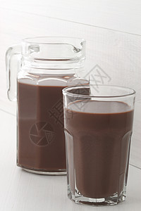巧克力罐和玻璃奶制品牛奶盒食物豆浆风味早餐白牛奶牛奶杯瓶子牛奶壶图片