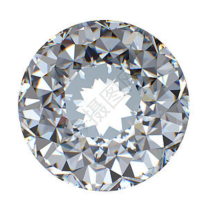 孤立的圆环精采切割钻石视角水晶未婚妻奢华圆形火花百万富翁宝石皇家版税石头图片