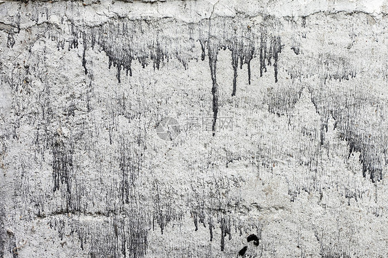 背景高深层碎块碎片 白墙框架水泥宏观划伤风化石膏石头褪色乡村图片