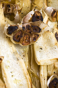 蜜酱中加糖和大蒜食物熟食餐厅烹饪大豆草药香菜饮食蜂蜜传统图片