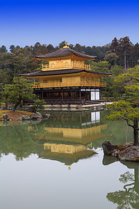 京角寺庙吸引力旅行池塘文化旅游亭子公园宗教观光历史性图片