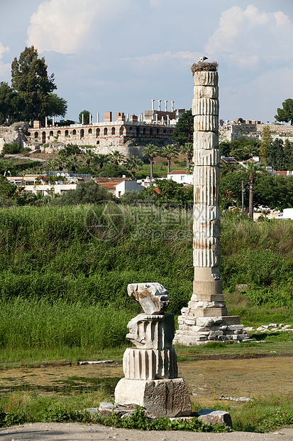 阿耳特弥弥斯寺 古代世界七奇迹之一遗迹场景地标建筑石头吸引力建筑学雕像大理石火鸡图片