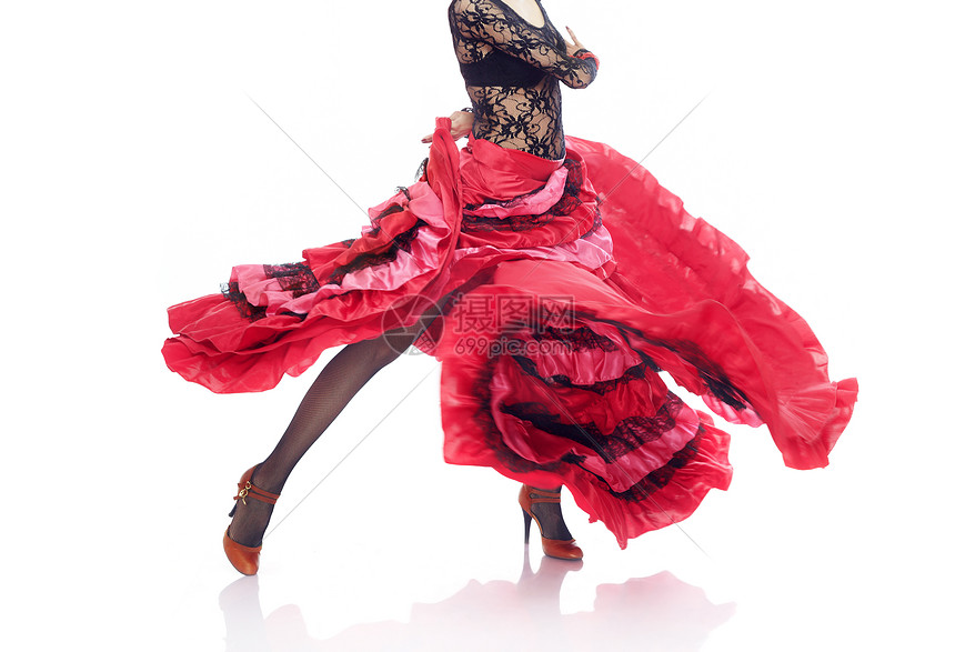 弗拉门科舞蹈家运动反射速度音乐女性活力动力学工作室戏服图片