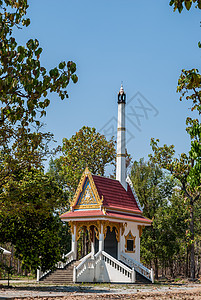 泰国清迈寺庙焚化厂图片