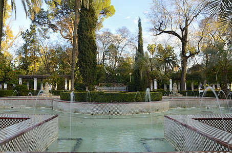 西班牙塞维利亚Maria Luisa公园喷泉图片