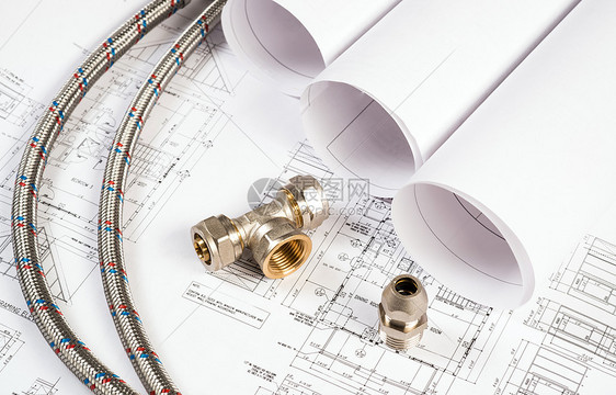 管道和水管图画 建筑废生乐器方案草稿工作建筑学建筑师金属工程师浴室房子图片