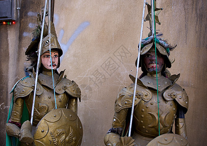 传统的西西里族傀儡文化旅行遗产玩具旗帜剧院工具艺术木偶旅游图片