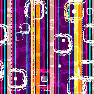 无缝带条纹包装红色粉色紫色复古黄色织物插图墙纸纺织品图片
