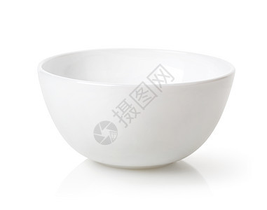 空空白碗白色陶瓷食物沙拉水平餐具影棚对象图片