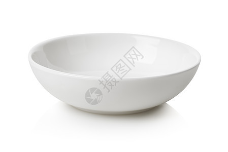 白碗食物水平沙拉白色陶瓷影棚餐具空白对象图片