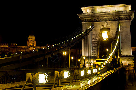 连链桥和城堡城市地标旅行建筑首都图片
