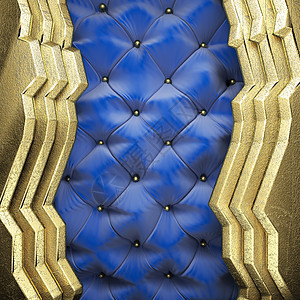金金在织布背景上衣服娱乐风格展示金子织物蓝色歌剧装潢皇家图片