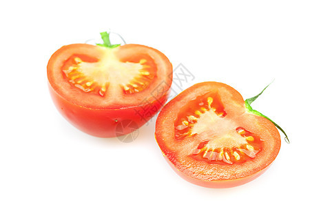 白色的西红柿两半图片