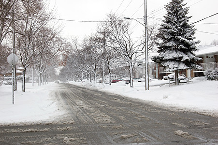 雪白色天气城市季节降雪图片