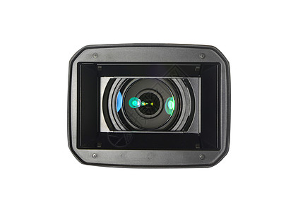 白色背景的视频相机录像机电视清晰度技术光谱电影产消者框架摄像机镜片图片