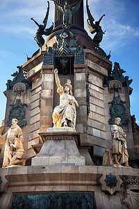 Colombon 纪念碑胜利西班牙巴塞罗那规约图片