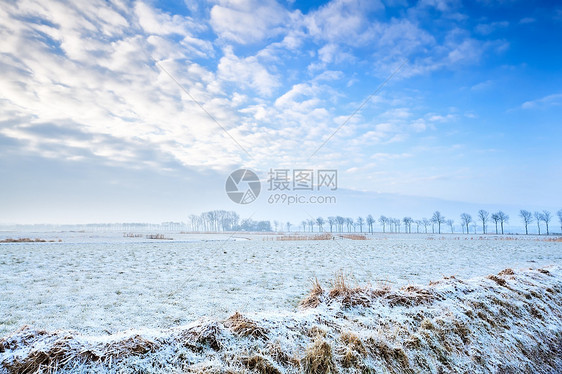 冬季风景平静图片