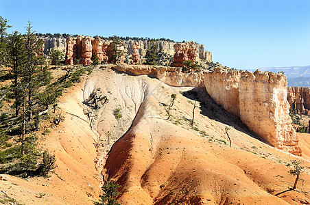 布莱斯峡谷编队巨石侵蚀砂岩岩石地质学巅峰国家锤子橙子图片