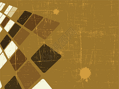 棕色矢量抽象背景电脑营销框架高科技墙纸碎片化白色正方形公司商业图片