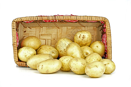 新土豆从篮子里掉出来图片