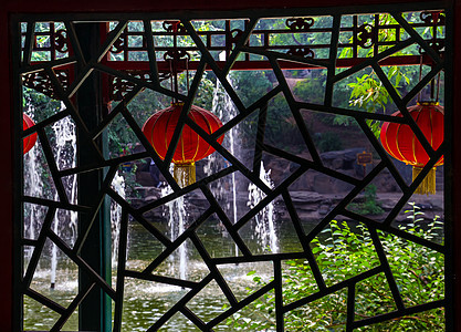 旧中国窗口红灯园不老泉湖北海湖图片
