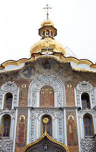 修道院 基辅地平线金子信仰建筑学天空教堂教会天炉大教堂宗教图片