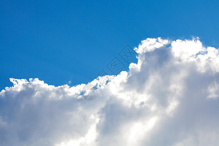 天空和云彩的背景阳光美丽天气蓝色自由风景白色场景图片