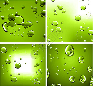 具有强色对比度的液滴背景宏观气泡反射液体天气玻璃涟漪环境窗户雨滴图片