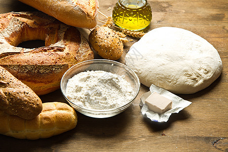 土制面包面粉种子玉米食物粮食脆皮植物厨房谷物味道图片