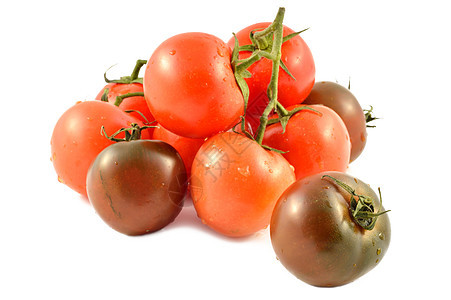 番茄和红番茄蔬菜熊户白色茶点食物图片