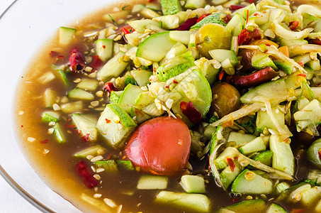 黄瓜沙拉蔬菜绿色植物食物水果宏观图片