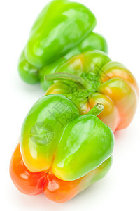 白色上孤立的多色胡椒生物学早餐蔬菜生物晚餐店铺文化水果植物午餐图片