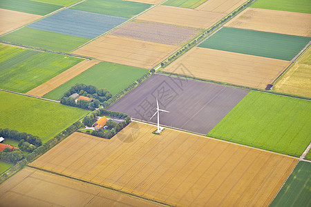 荷兰上层风力车的农场地貌 荷兰环境农村生长农业土地场地英亩乡村国家天线图片