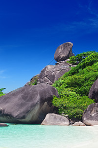 泰国西米兰群岛公园旅游娱乐石头国家旅行情调海湾海洋群岛图片