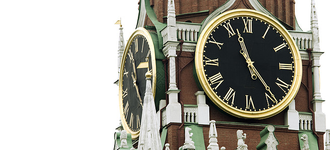 高塔上的老钟(俄罗斯 克里姆林红铃)图片
