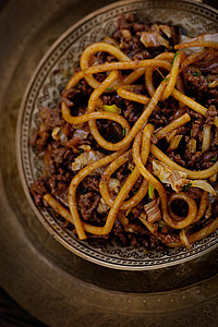 中国菜餐厅面条烹饪美味美食猪肉食物辣椒胡椒蔬菜图片