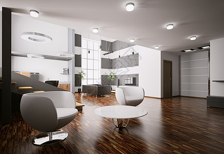 内地公寓3d电视桌子厨房建筑学植物房间扶手椅沙发阁楼木地板图片