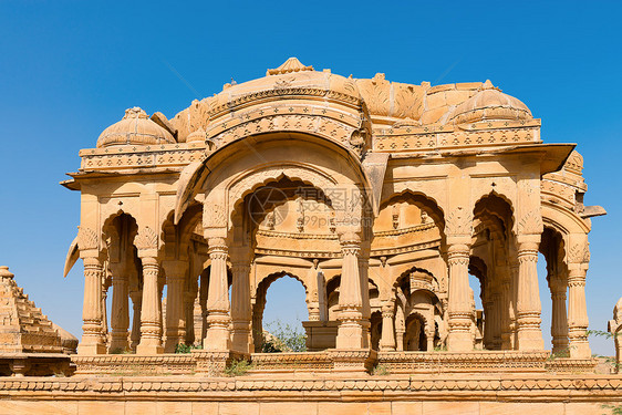 印度巴达巴格王位天皇石头宗教地标精神建筑学蓝色艺术雕塑旅行文化图片