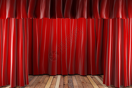 舞台上的红织布窗帘娱乐展览织物装潢红色装饰歌剧仪式马戏团皇家图片