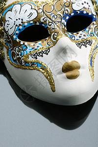 孤立的幻想面具艺术金子戏服背景图片