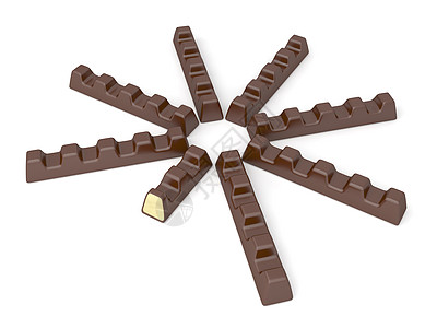 牛奶巧克力棒食物糖果甜点可可白色酒吧牛奶产品棕色黑色背景图片