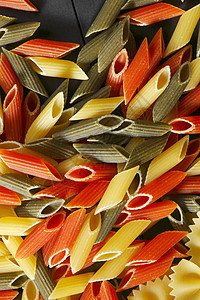 意大利意大利面粉种类和形状的多样化烹饪面条美食小麦营养团体午餐宏观糖类文化图片