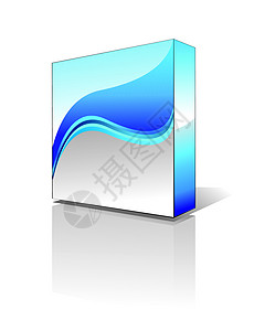 3D 商业软件箱个性卡片电脑团体电子书白色软件船运灰色插图图片